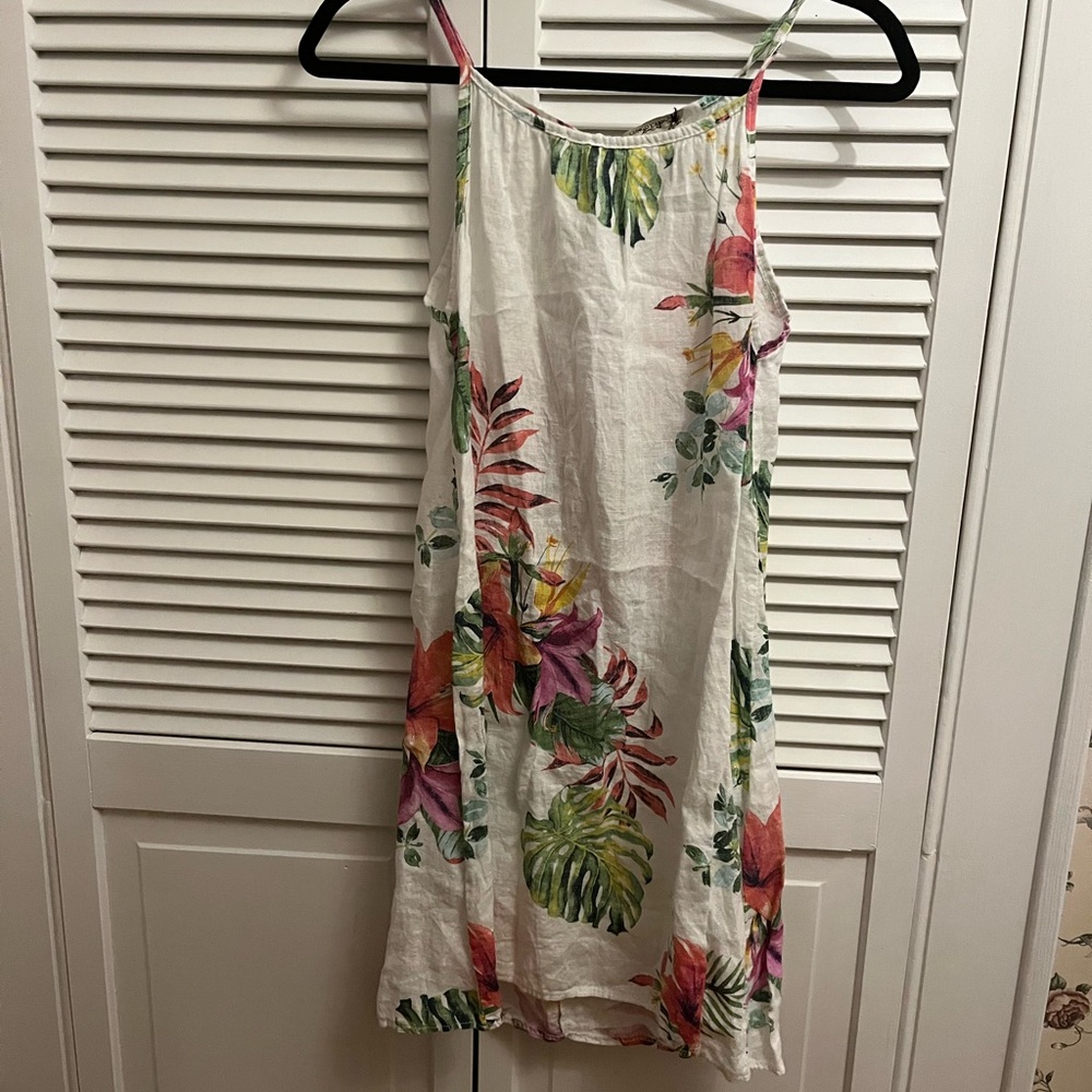 Floral Print Sleeveless Dress